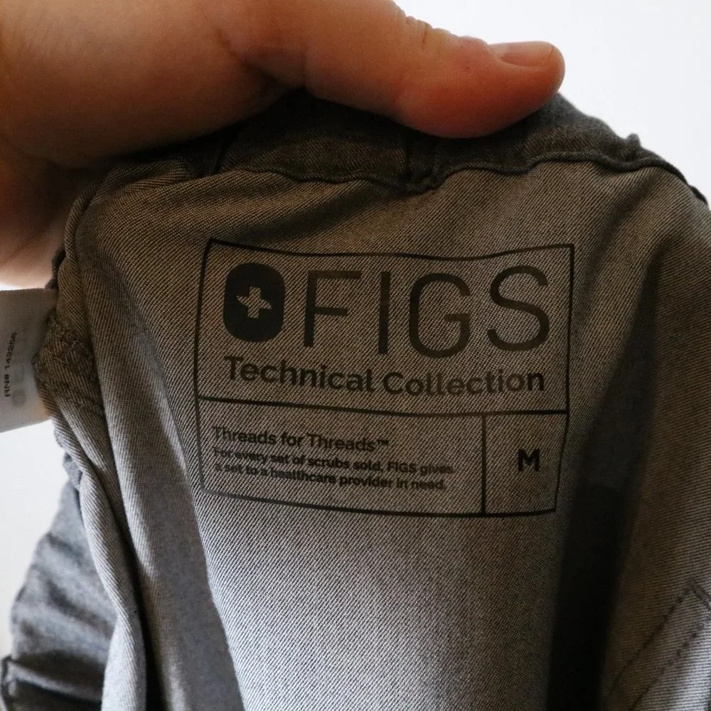 Figs Mens Pisco Basic Scrub Pants Size Medium Short Inseam 28